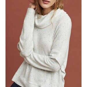 Postmark Sweater Womens XS Anthropologie Lassen Cowl Neck Dolman Sleeve USA cozy